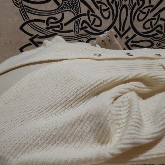 Saugatuck women's cardigan beige XL - Picture 7 of 12